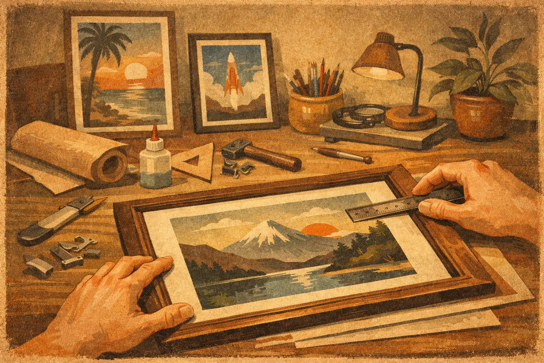 How to Frame Poster Prints at Home