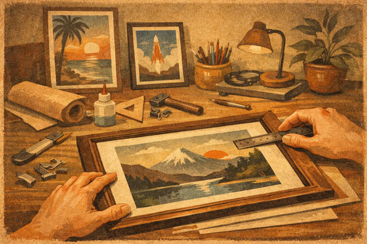 How to Frame Poster Prints at Home