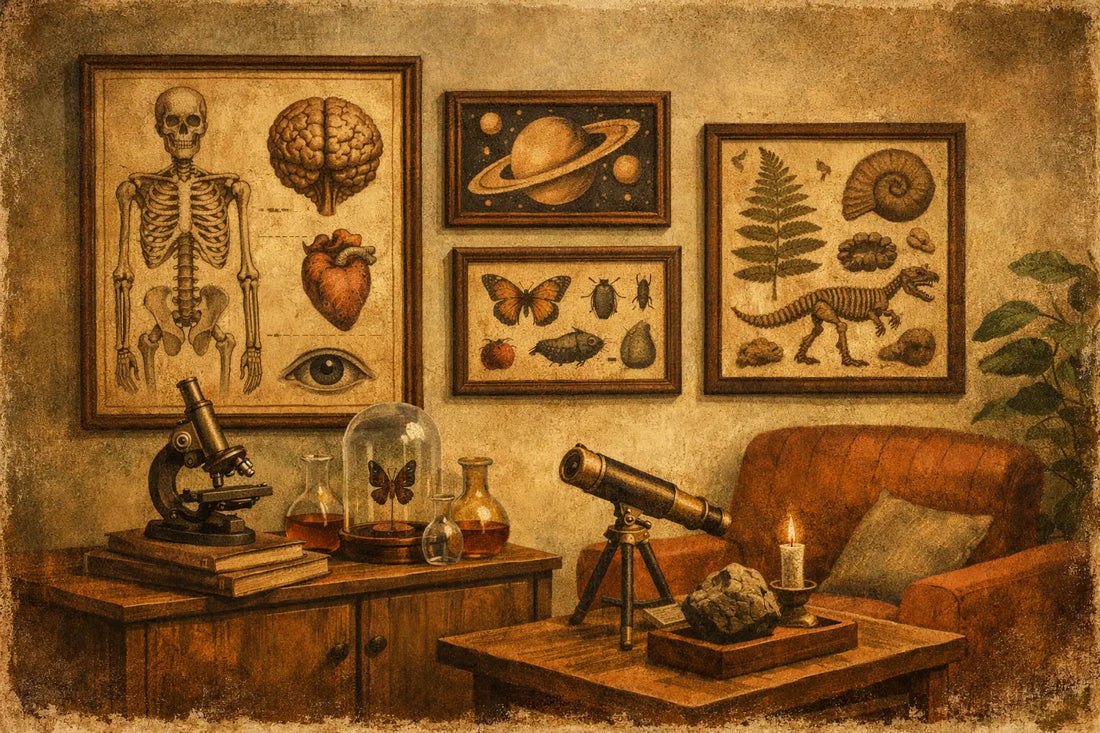 How to Decorate With Science Prints