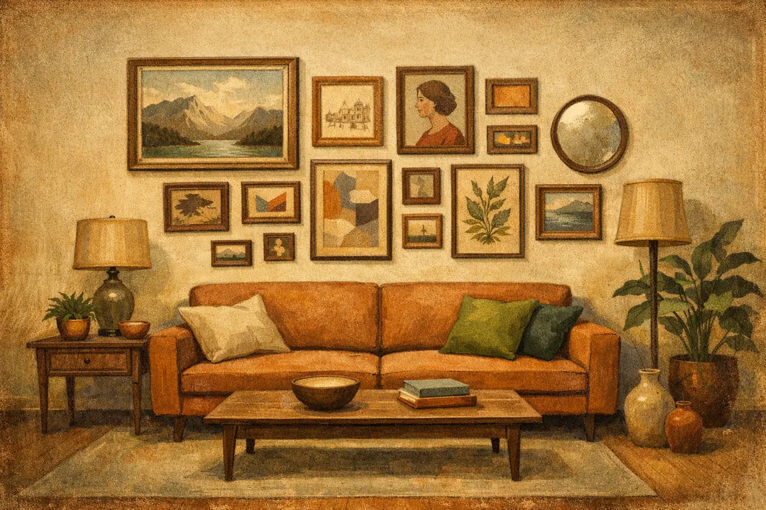 Gallery Wall Layout for Living Room Ideas