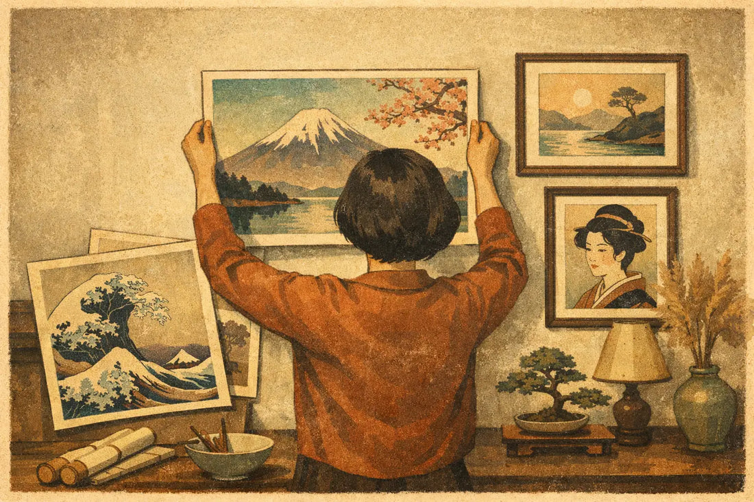How to Style Japanese Art Poster Prints