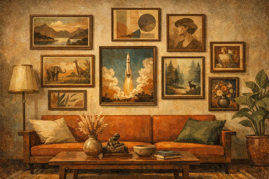 9 Wall Art Themes That Work in Living Rooms
