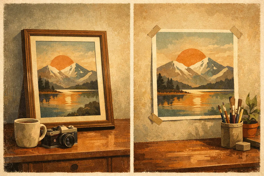 Framed vs Unframed Poster Prints