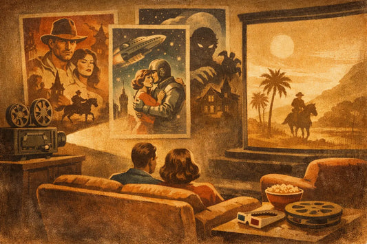 Movie Poster Set for Home Theater Ideas